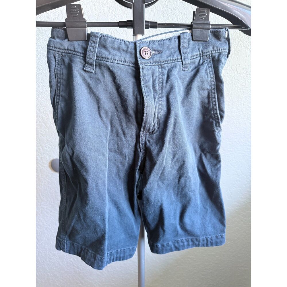 Abercrombie Kids Navy Blue Cotton Chino Shorts School Uniform Preppy Size 11/12